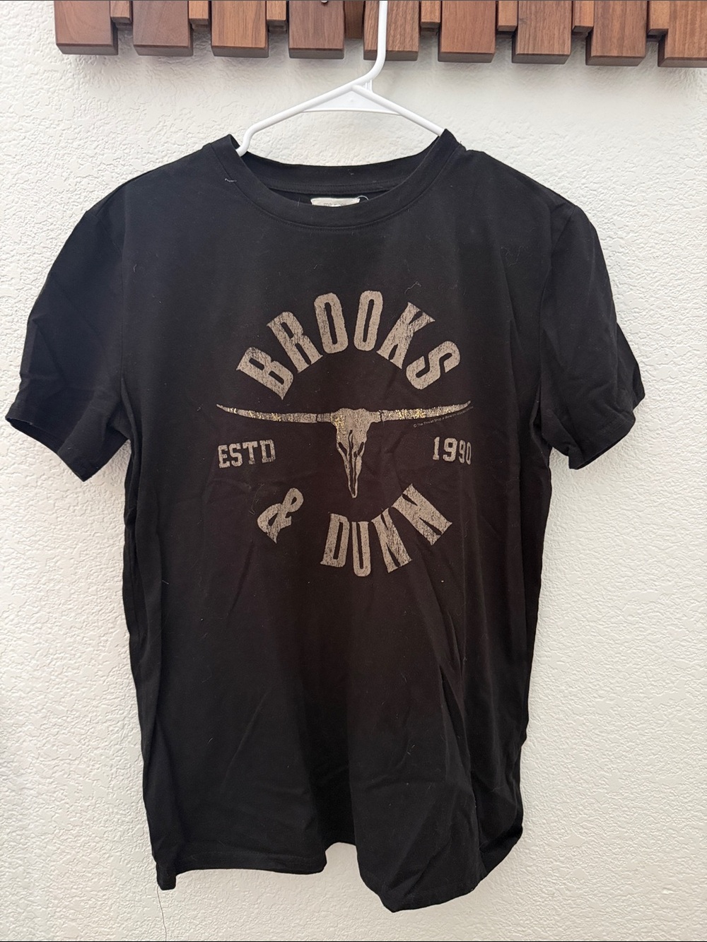 Maurices Black Oversized Short Sleeve Tee with Brooks & Dunn